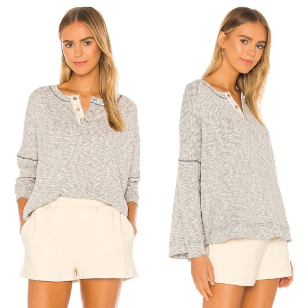 Free People Beach Sleep To Dream Top in Alabaster